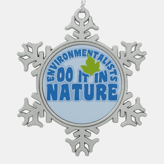 Environmentalists custom ornament (Front)