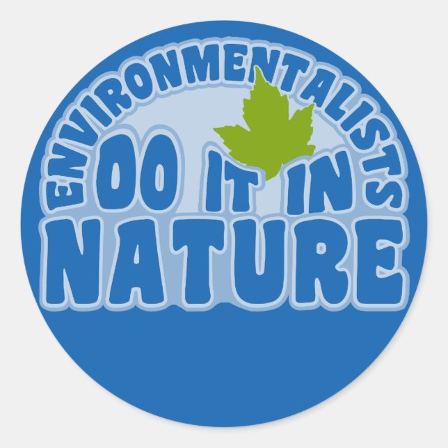 Environmentalists stickers (Front)
