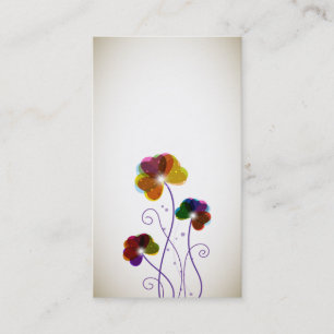 Environmentally friendly business card template