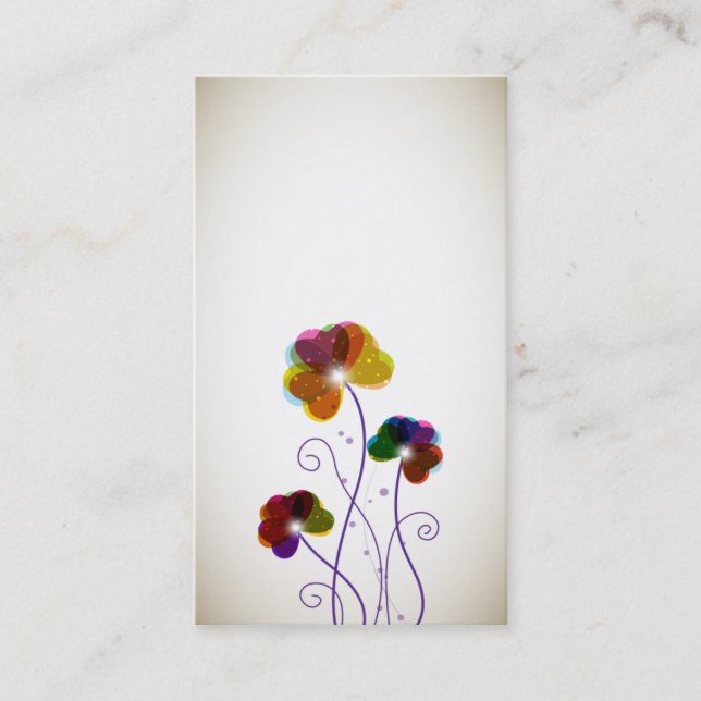 Environmentally friendly business card template (Front)