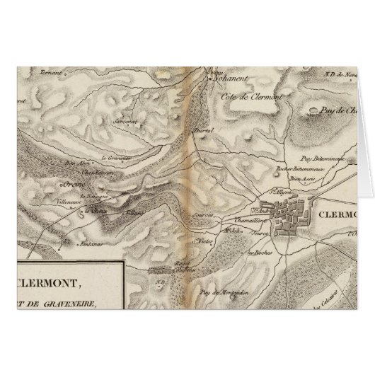 Environs de Clermont Cards (Front Horizontal)