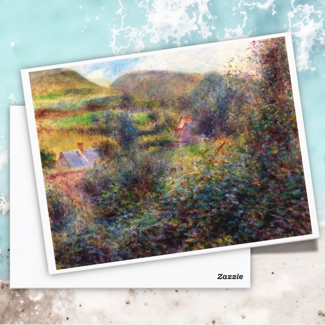 Environs of Berneval, Auguste Renoir  Postcard (Creator Uploaded)