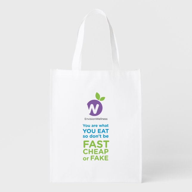 Envision Wellness: You Are What You Eat Bag (Front)