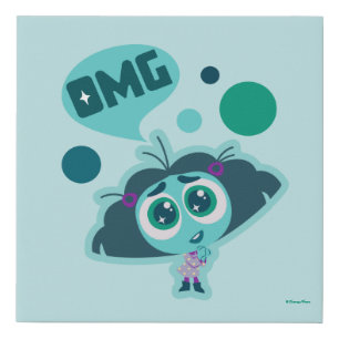 Envy "OMG" Faux Canvas Print