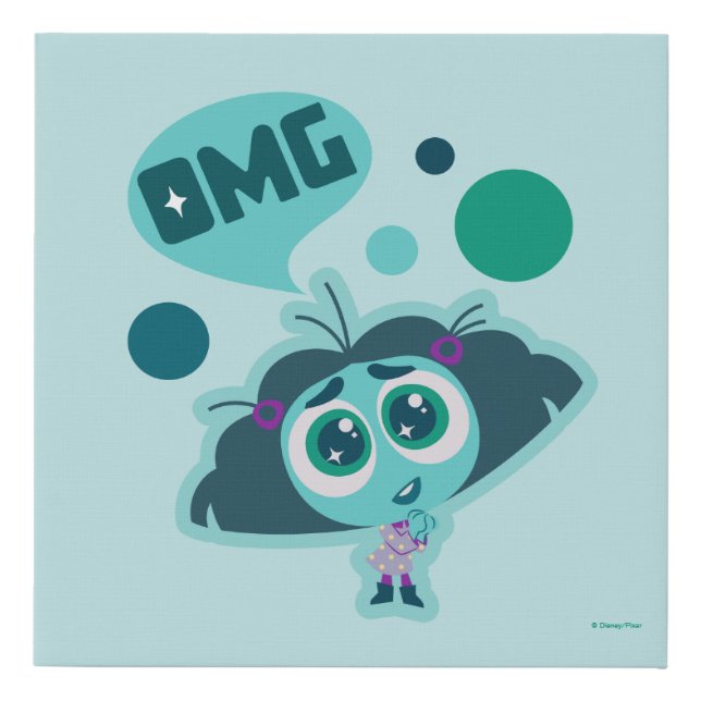 Envy "OMG" Faux Canvas Print (Front)