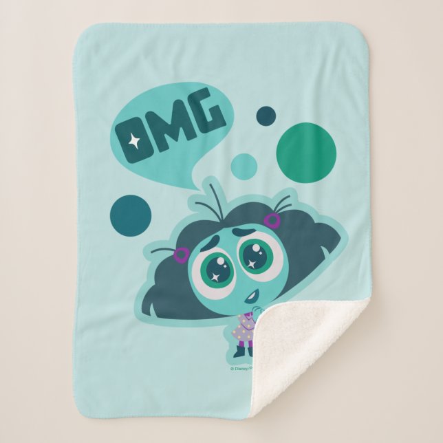 Envy "OMG" Sherpa Blanket (Front)