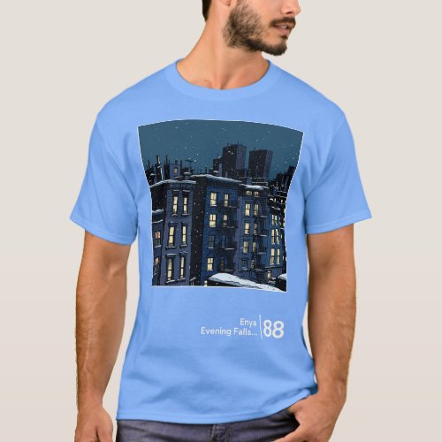 Enya Minimalist Style Graphic Design T_Shirt