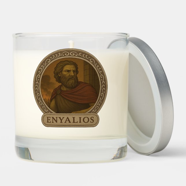 Enyalios Deity Candle – God of Battle (Lid)