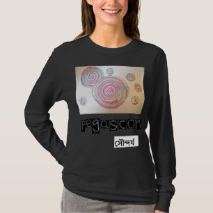 "Enyui Mandala" T-shirt on black ground