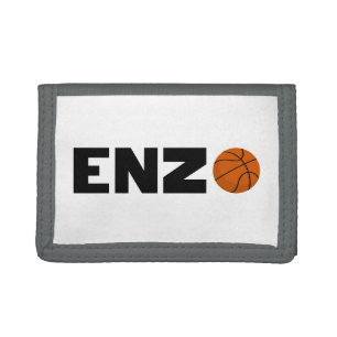 Enzo Basketball Trifold Wallet