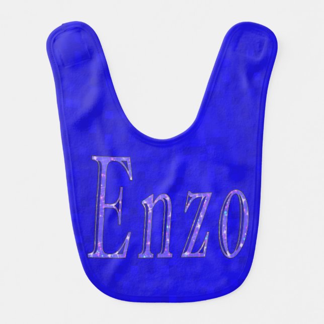 Enzo, Name Logo, Bib (Front)