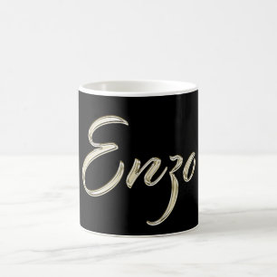 Enzo Name whitegold Tasse Teetasse Coffee Coffee Mug