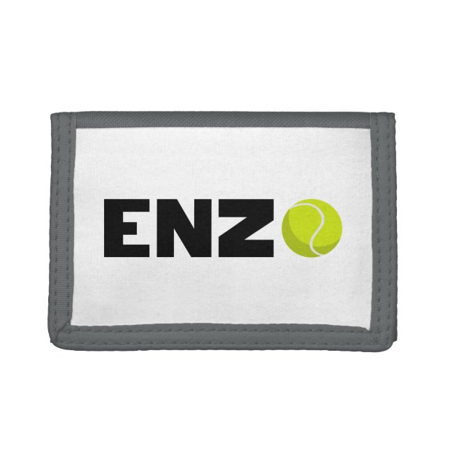 Enzo Tennis Trifold Wallet (Front)
