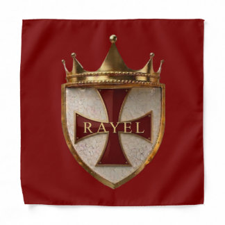 EOC RED RayEl Crest design Bandana