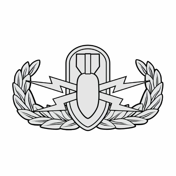 EOD badge Cut Out