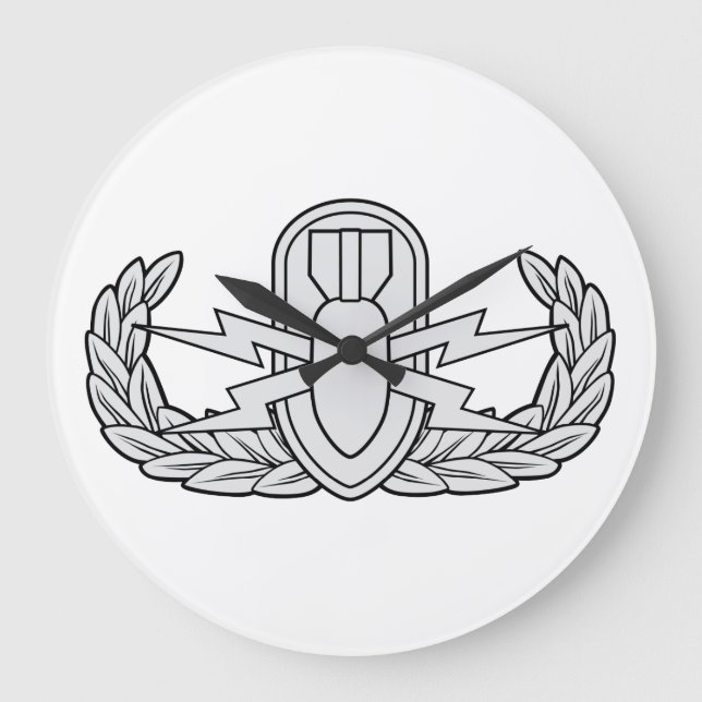 EOD badge Large Clock (Front)
