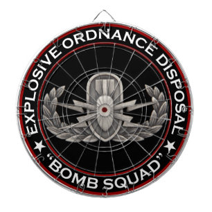 EOD "Bomb Squad" Dart Board