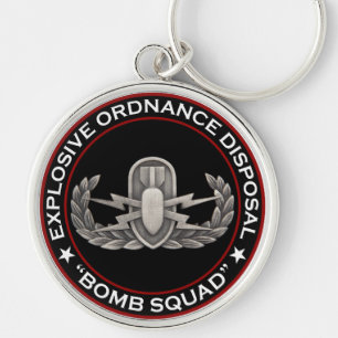 EOD "Bomb Squad" Keychain