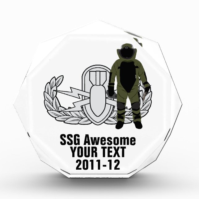 EOD Bomb Suit Award (Front)