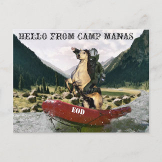EOD Camp Manas Postcard