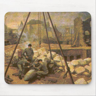 EOD Digging for Bomb Mouse Pad