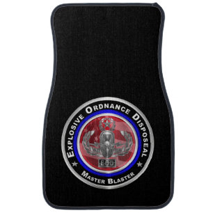 EOD Explosive Ordnance Disposal  Car Floor Mat