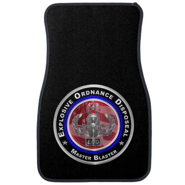 EOD Explosive Ordnance Disposal  Car Floor Mat (Front)