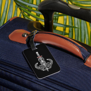 EOD Explosive Ordnance Disposal Iraq Veteran Luggage Tag
