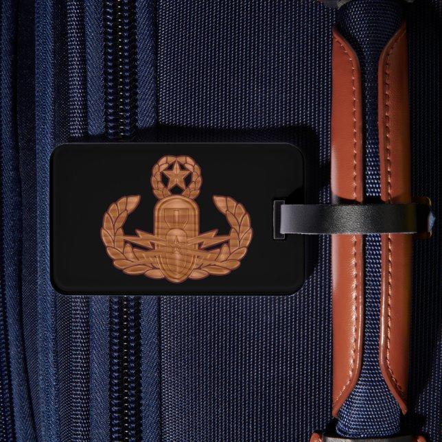 EOD Explosive Ordnance Disposal  Luggage Tag (Back Insitu 2)