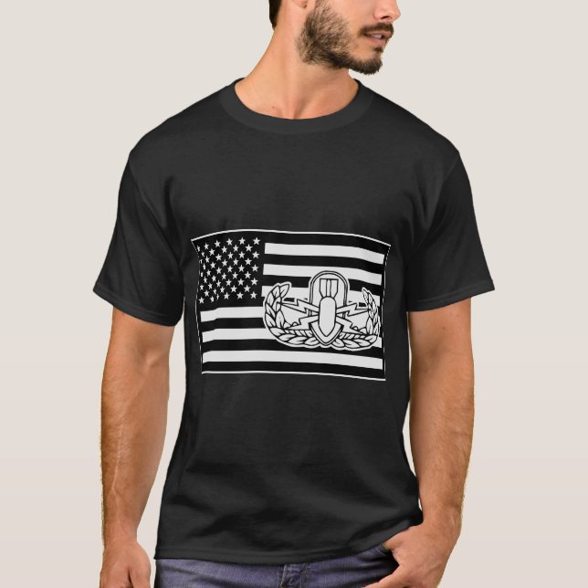 EOD Flag 002 © FB @ #USAPatriotGraphics  T-Shirt (Front)