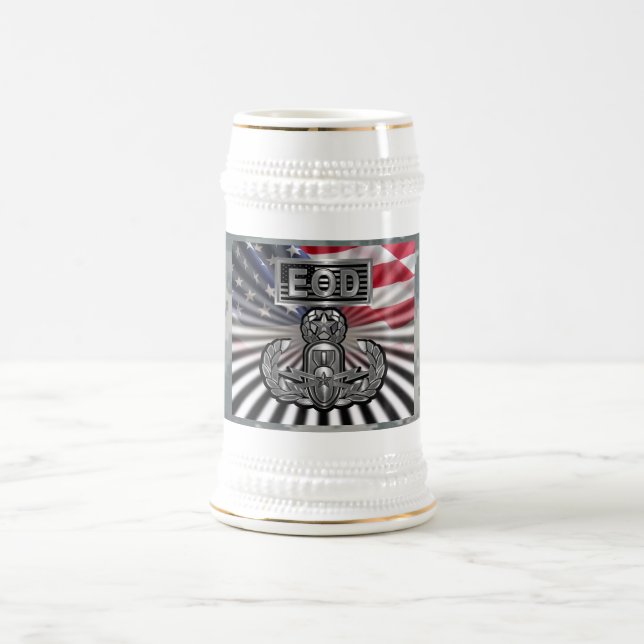 “EOD Master Blaster” Commemorative Gift Beer Stein (Center)