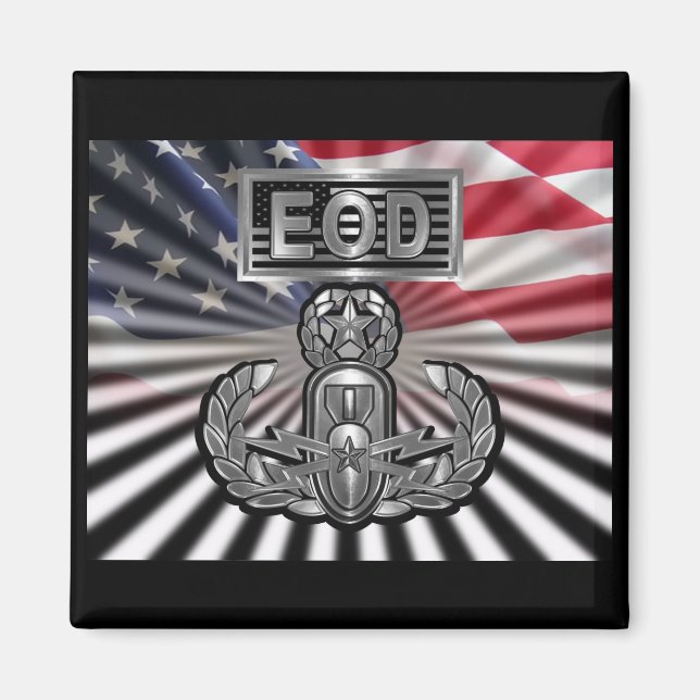 “EOD Master Blaster” Commemorative Gift Magnet (Front)