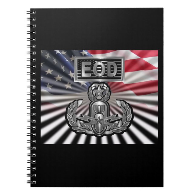 “EOD Master Blaster” Commemorative Gift Notebook (Front)