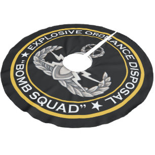 EOD Master Bomb Squad Brushed Polyester Tree Skirt