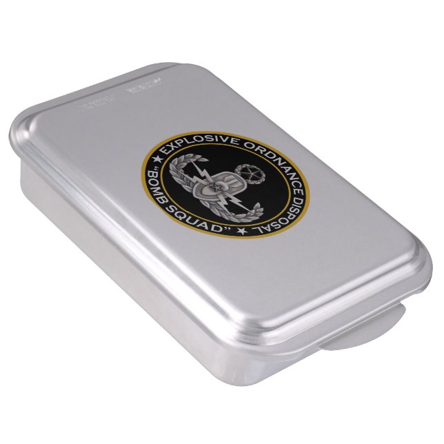 EOD Master Bomb Squad Cake Pan (Side)