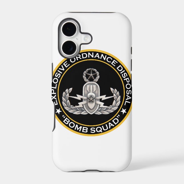 EOD Master Bomb Squad Iphone Case (Back)