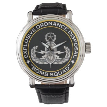 Eod Master Bomb Squad Watch by jcmeyer at Zazzle