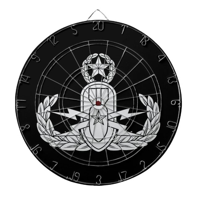 EOD Master Dartboard With Darts (Front)