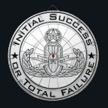 EOD Master ISoTF Dart Board<br><div class="desc">EOD Master badge with Initial Success or Total Failure.  Background color can be changed (depending on product type) and image can be resized/moved by using customize button.</div>
