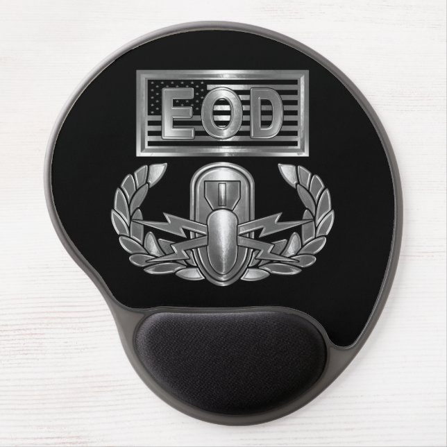 EOD Senior Badge  Gel Mouse Pad (Front)