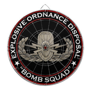 EOD Senior "Bomb Squad" Dartboard