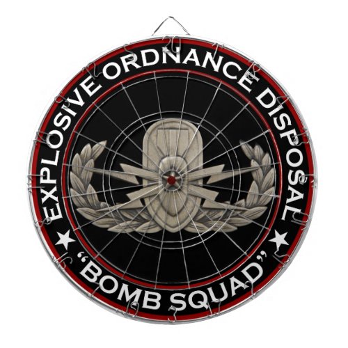 EOD Senior Bomb Squad Dartboard