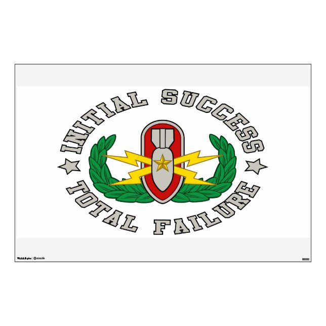 EOD Senior in color ISTF Wall Decal (Front)
