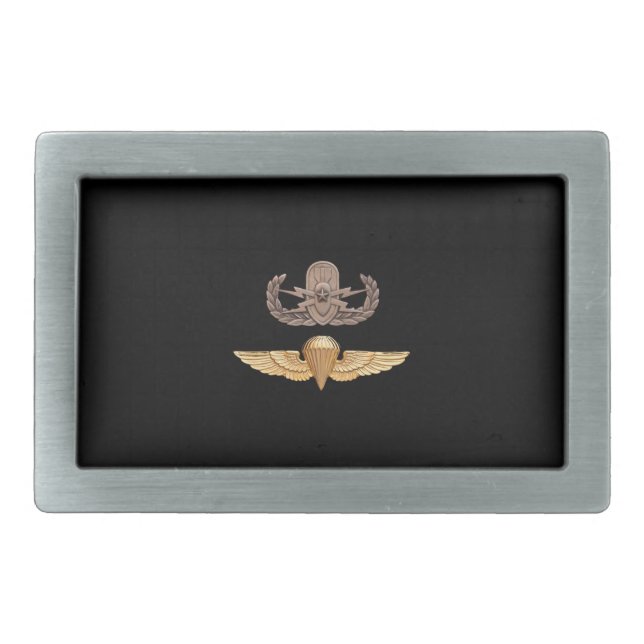 EOD Senior Parachutist Belt Buckle (Front)