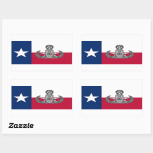 EOD TX RECTANGULAR STICKER