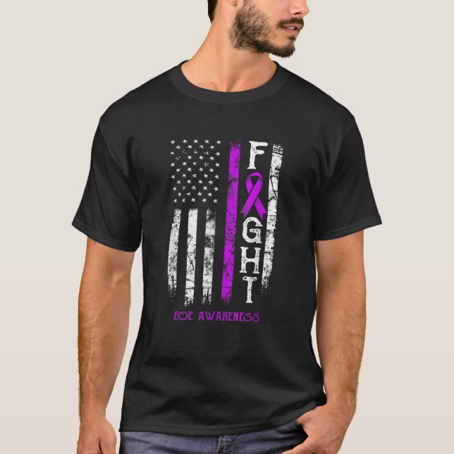 EOE Warrior US Flag T Shirt (Front)