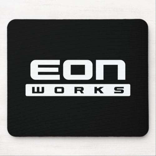 Eon Works black mousepad