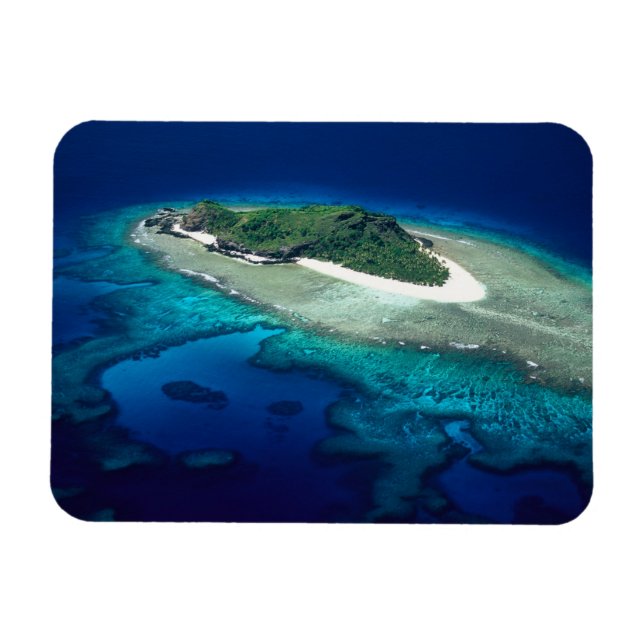 Eori Island, Mamanuca Islands, Fiji - aerial Magnet (Horizontal)