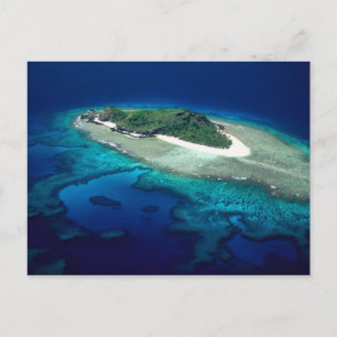 Eori Island, Mamanuca Islands, Fiji - aerial Postcard