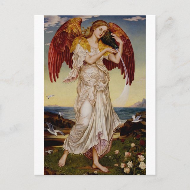 Eos by Evelyn de Morgan Postcard (Front)